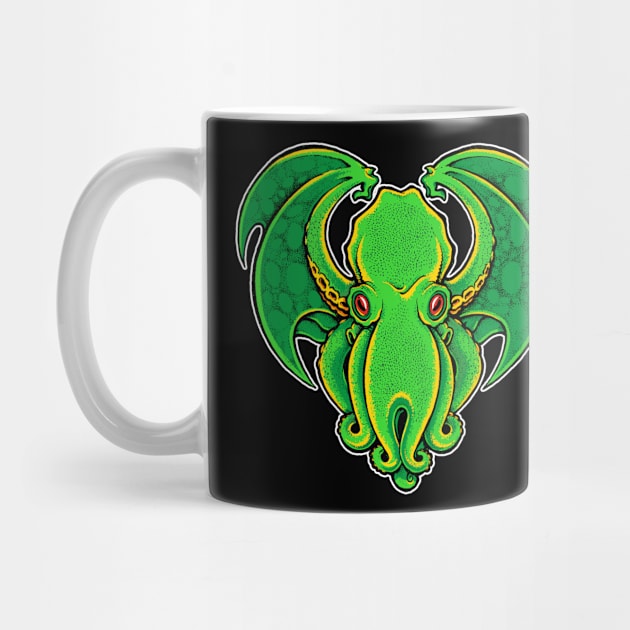 Heart Shaped Cthulhu by DeadMonkeyShop